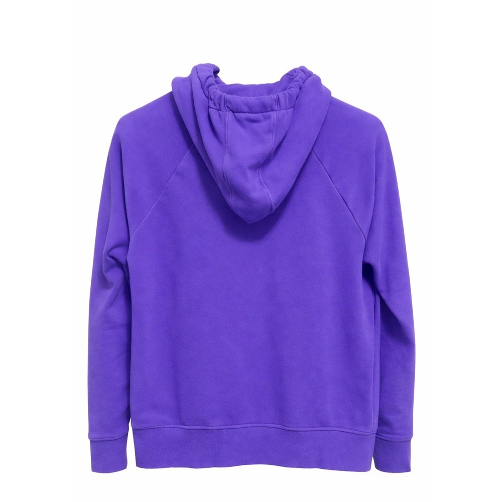 Under Armour Hoodie Women XS Loose Fit Fleece Pullover Logo Sweatshirt Athletic - Picture 3 of 9